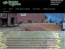 Tablet Screenshot of bushelsblooms.com